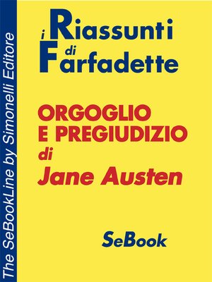 cover image of Orgoglio e Pregiudizio di Jane Austen - RIASSUNTO